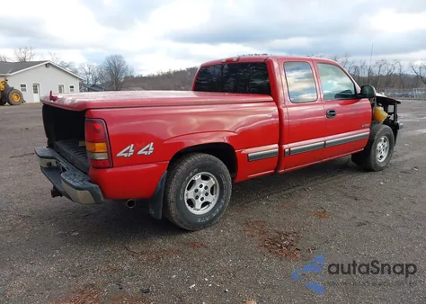 2002 Chevrolet Silverado 1500 Lt from USA, damaged, VIN 1GCEK19T22Z225117